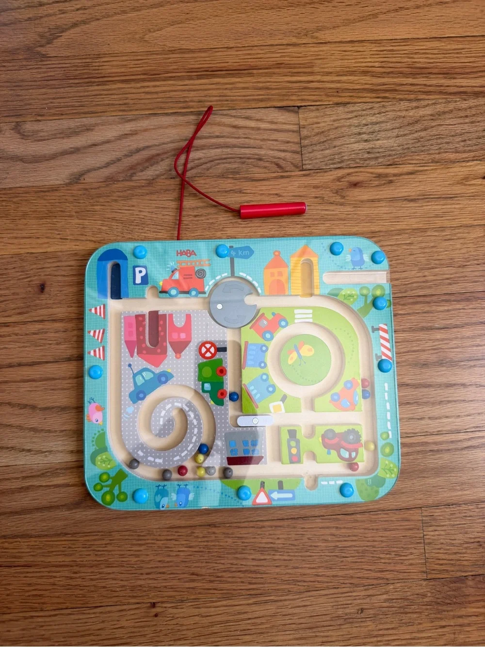 HABA Magnetic Town Maze Busy Board